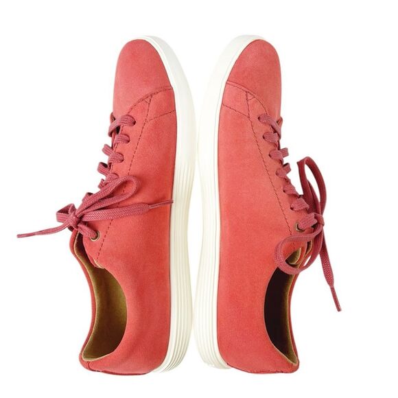 Cole Haan Grand OS Crosscourt II Orange Suede Sneakers 9.5 - Picture 4 of 7
